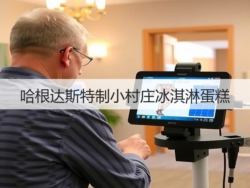 哈根达斯特制小村庄冰淇淋蛋糕