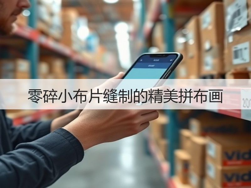 零碎小布片缝制的精美拼布画