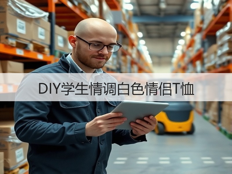 DIY学生情调白色情侣T恤