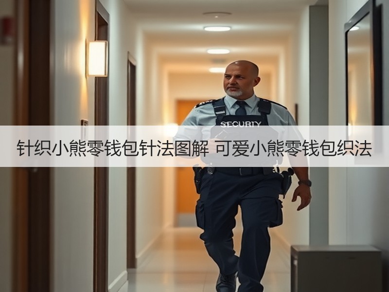 针织小熊零钱包针法图解 可爱小熊零钱包织法