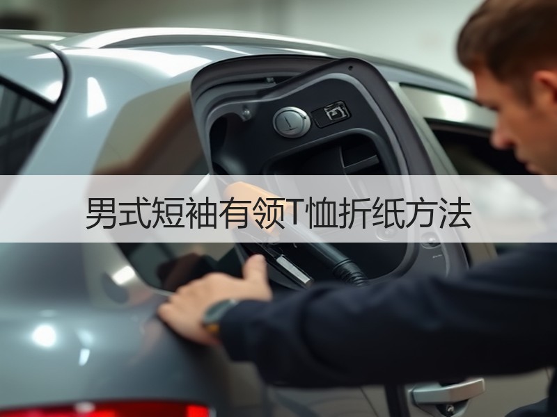 男式短袖有领T恤折纸方法