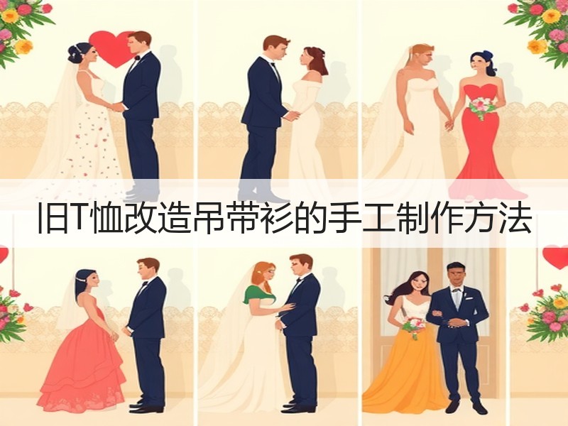 旧T恤改造吊带衫的手工制作方法