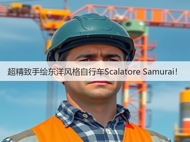 超精致手绘东洋风格自行车Scalatore Samurai！