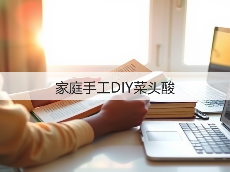 家庭手工DIY菜头酸