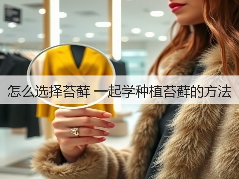 怎么选择苔藓 一起学种植苔藓的方法