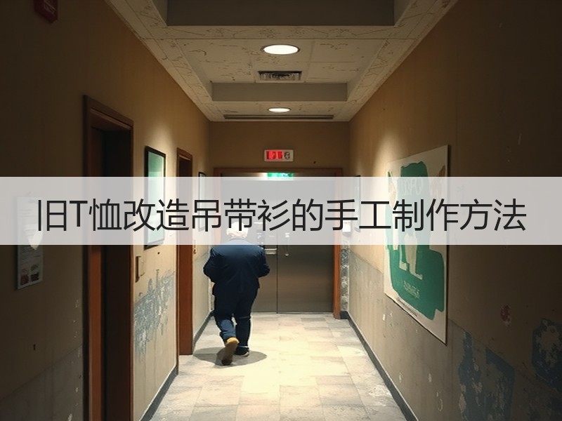 旧T恤改造吊带衫的手工制作方法