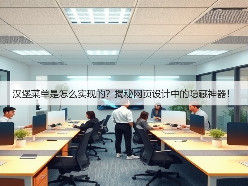 汉堡菜单是怎么实现的？揭秘网页设计中的隐藏神器！