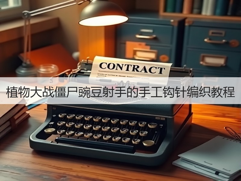 植物大战僵尸豌豆射手的手工钩针编织教程