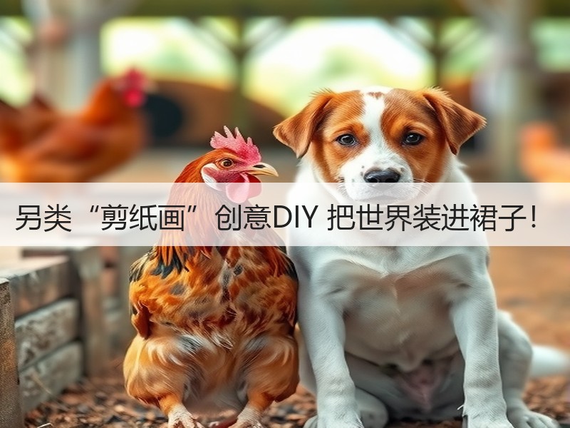 另类“剪纸画”创意DIY 把世界装进裙子！