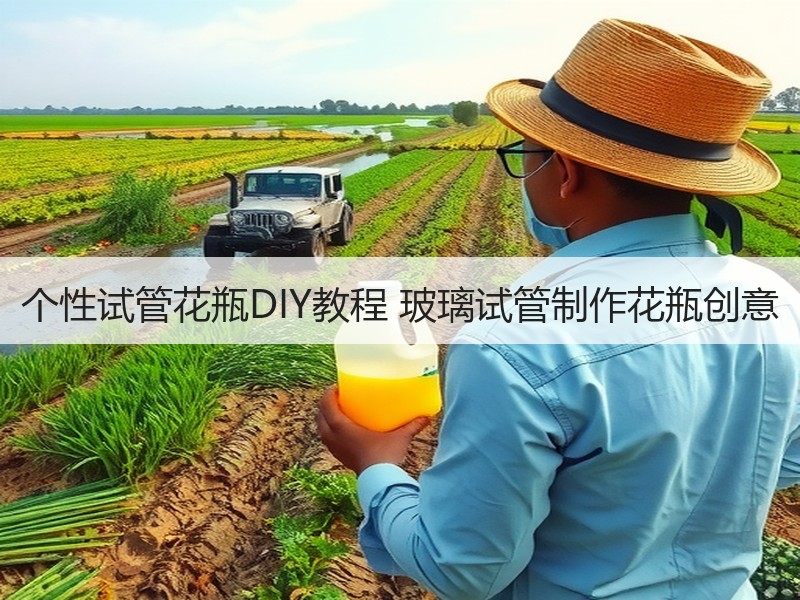 个性试管花瓶DIY教程 玻璃试管制作花瓶创意