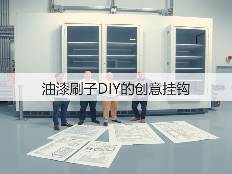 油漆刷子DIY的创意挂钩