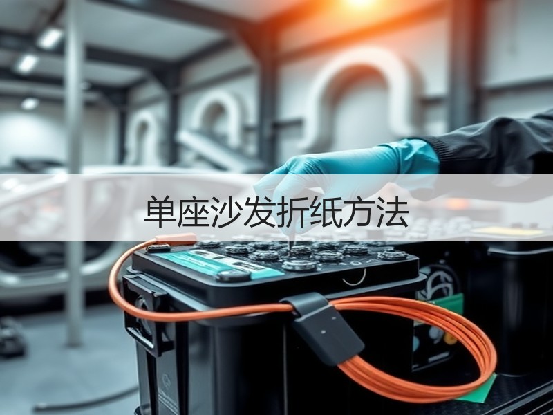 单座沙发折纸方法
