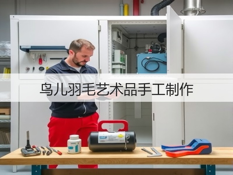鸟儿羽毛艺术品手工制作
