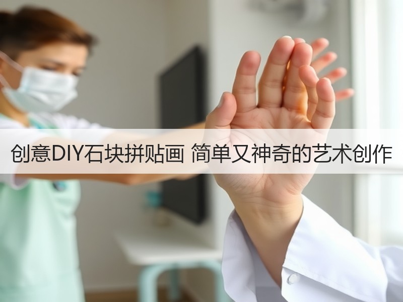 创意DIY石块拼贴画 简单又神奇的艺术创作