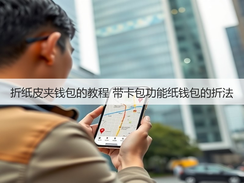 折纸皮夹钱包的教程 带卡包功能纸钱包的折法