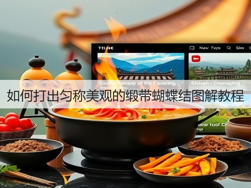 如何打出匀称美观的缎带蝴蝶结图解教程