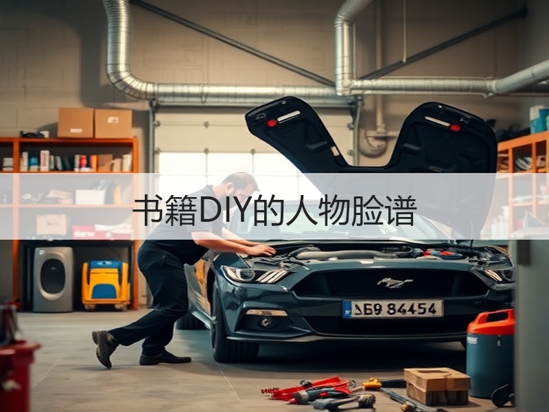 书籍DIY的人物脸谱