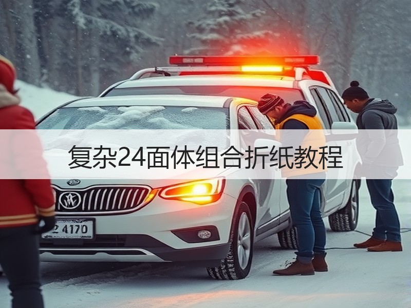 复杂24面体组合折纸教程