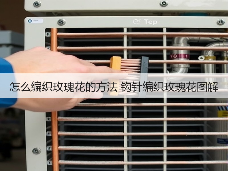 怎么编织玫瑰花的方法 钩针编织玫瑰花图解