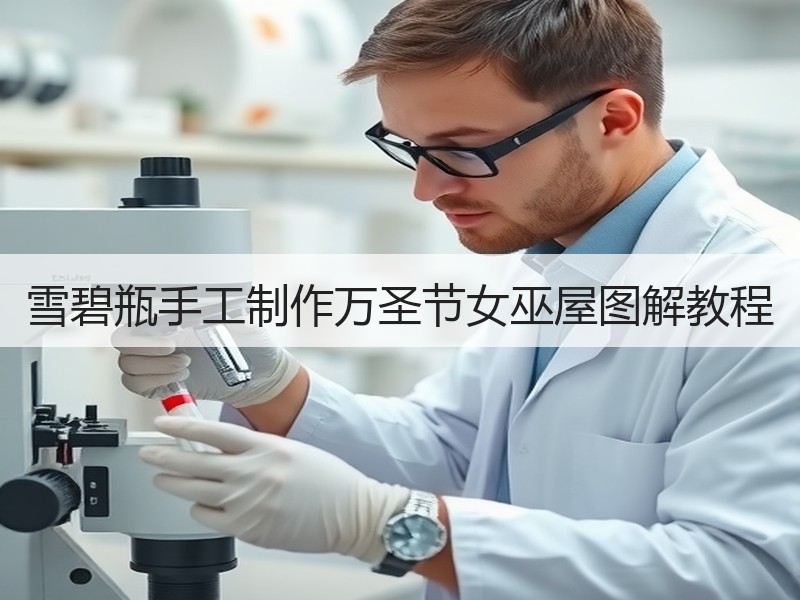 雪碧瓶手工制作万圣节女巫屋图解教程