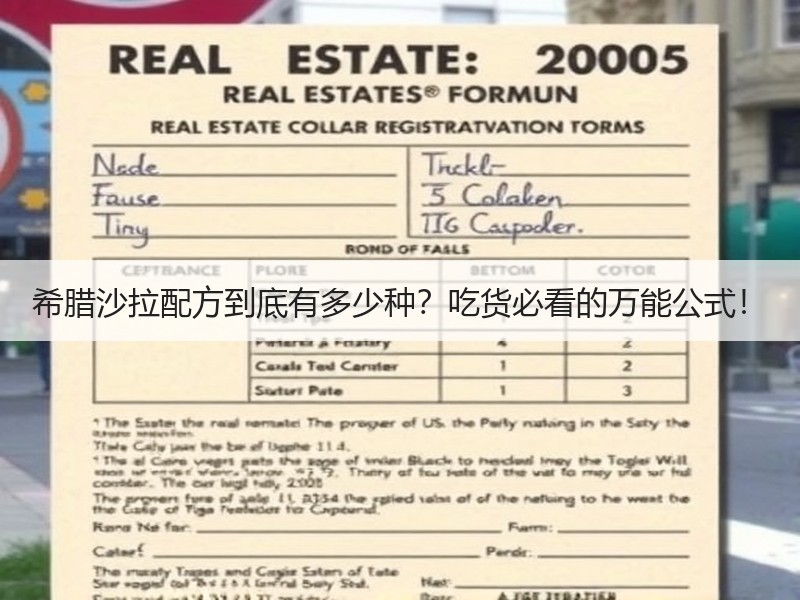 希腊沙拉配方到底有多少种？吃货必看的万能公式！