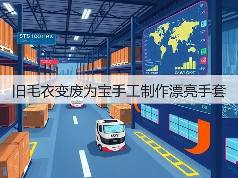 旧毛衣变废为宝手工制作漂亮手套