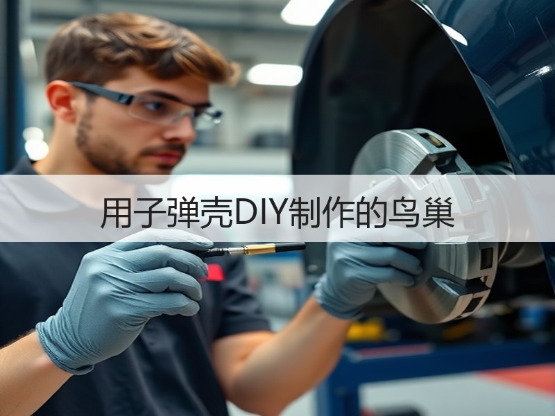 用子弹壳DIY制作的鸟巢