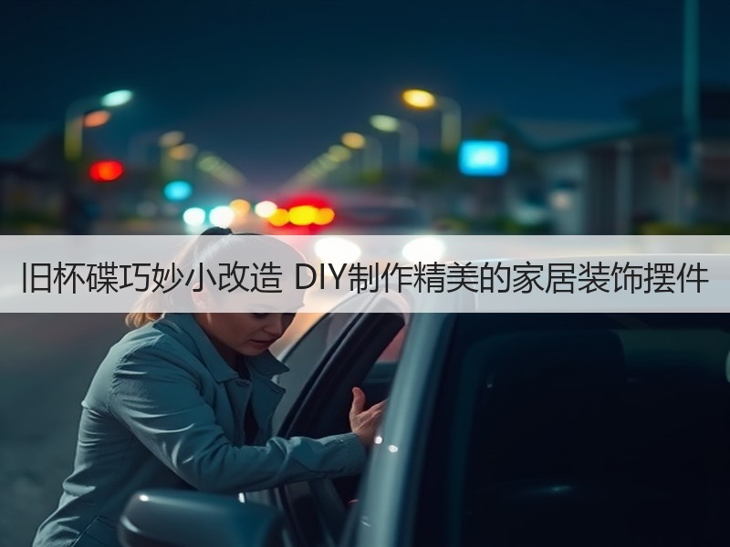 旧杯碟巧妙小改造 DIY制作精美的家居装饰摆件