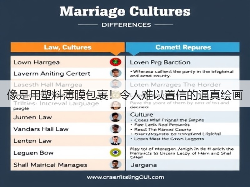 像是用塑料薄膜包裹！令人难以置信的逼真绘画