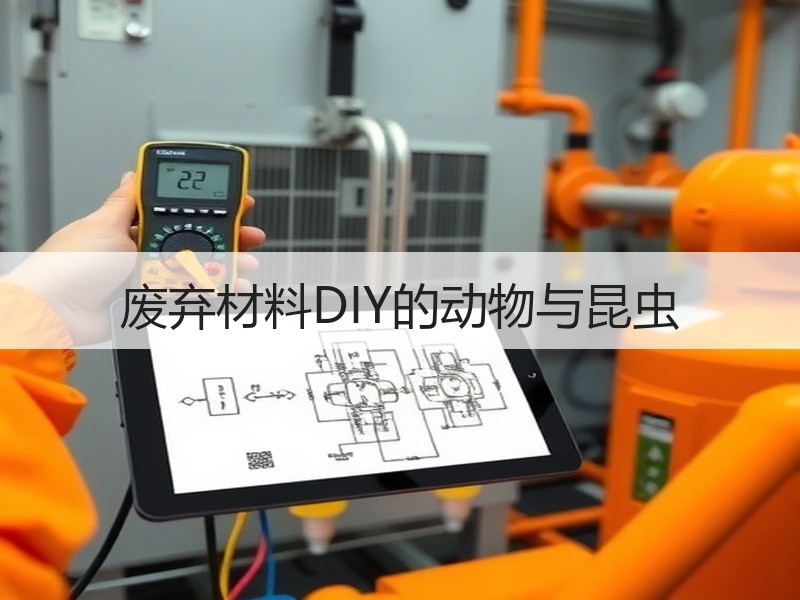 废弃材料DIY的动物与昆虫