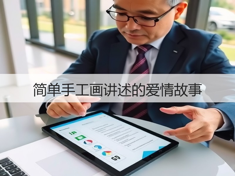 简单手工画讲述的爱情故事