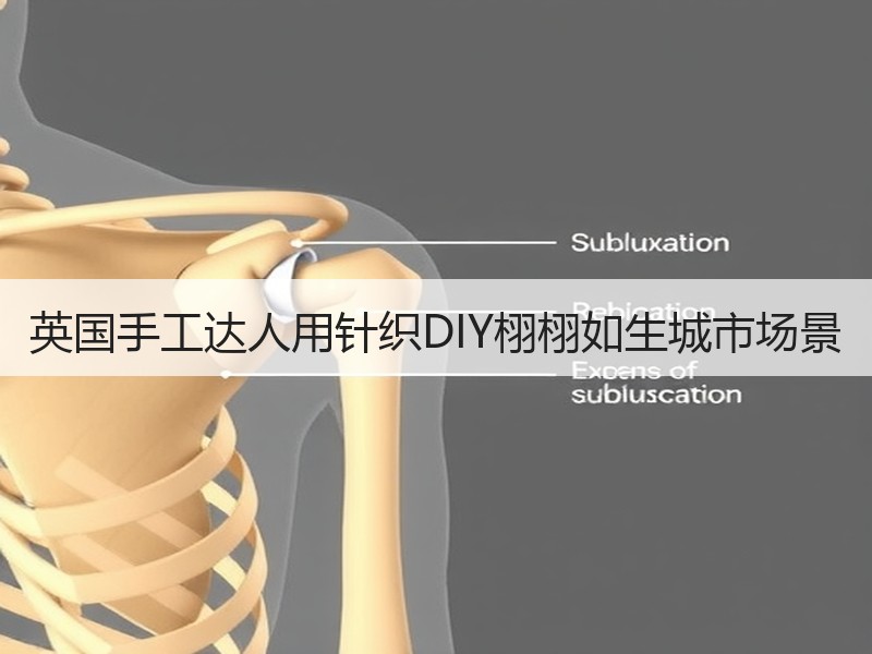 英国手工达人用针织DIY栩栩如生城市场景
