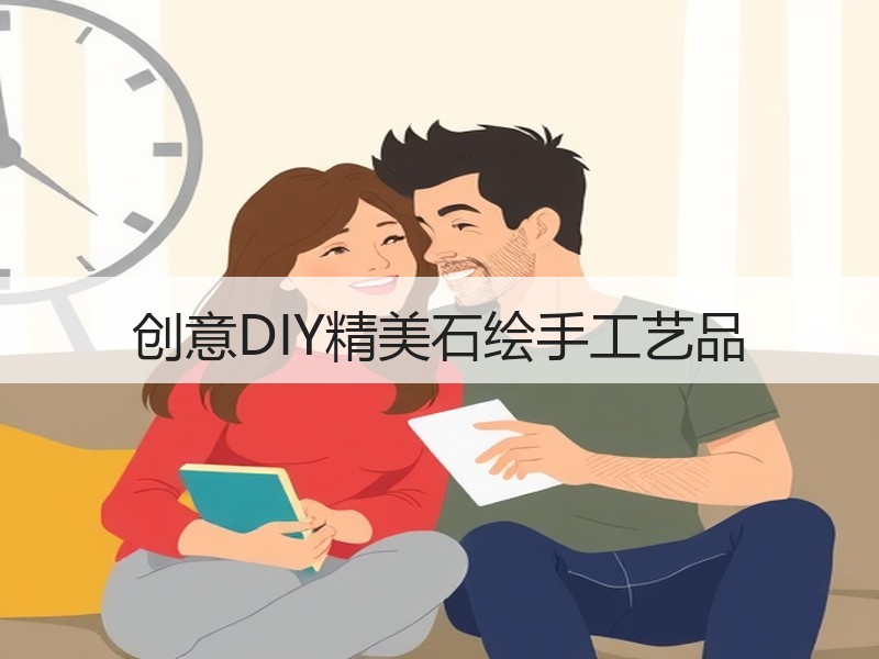 创意DIY精美石绘手工艺品