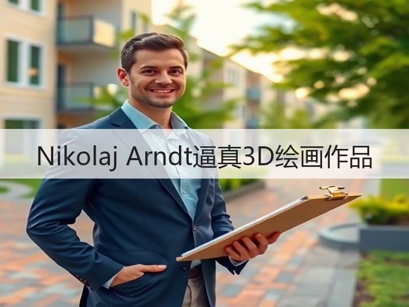 Nikolaj Arndt逼真3D绘画作品