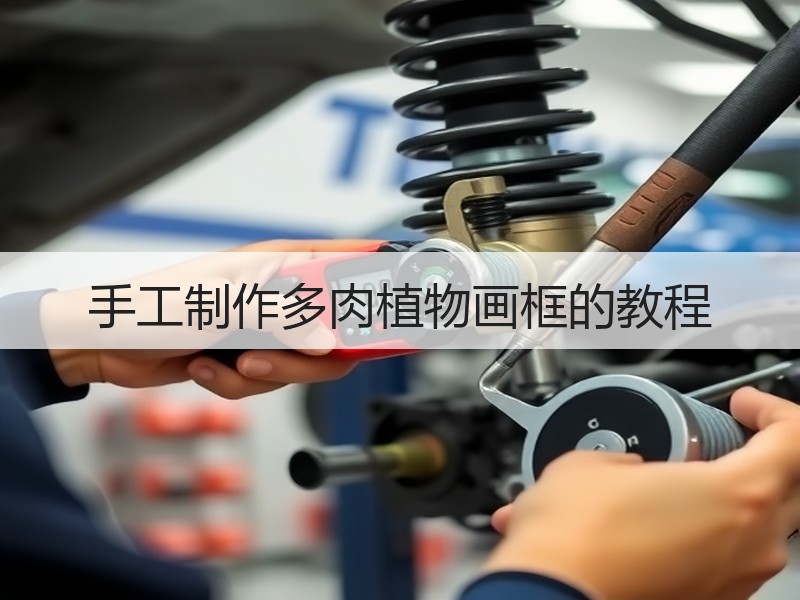 手工制作多肉植物画框的教程