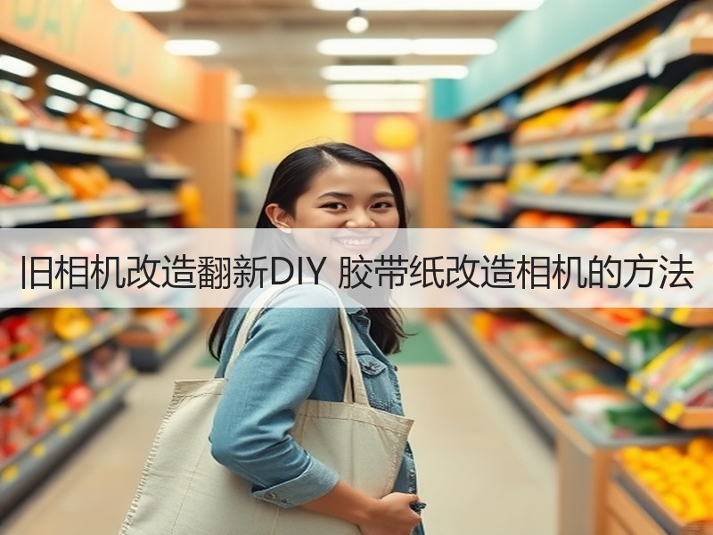 旧相机改造翻新DIY 胶带纸改造相机的方法