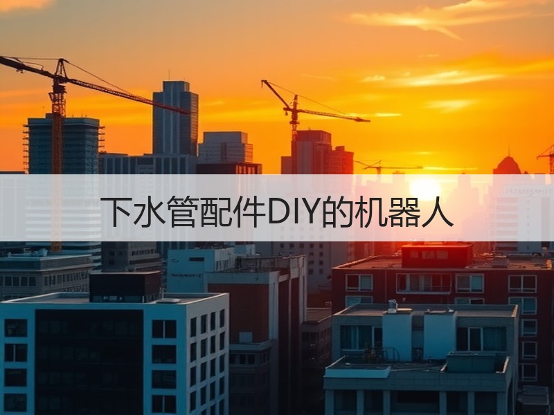 下水管配件DIY的机器人