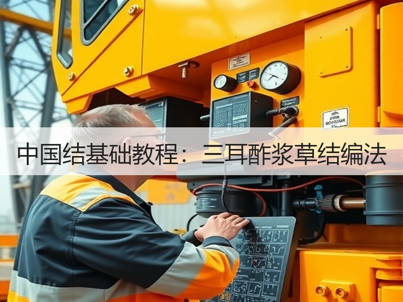 中国结基础教程：三耳酢浆草结编法