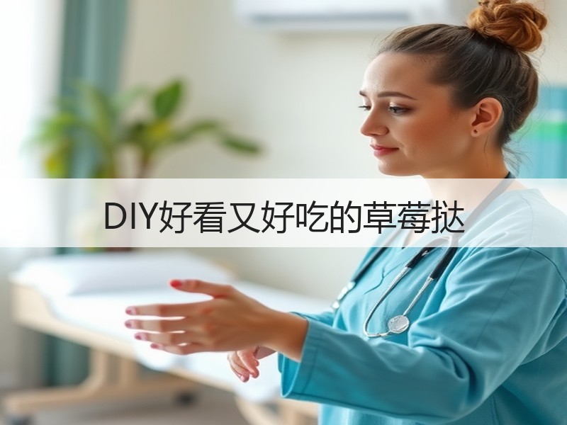 DIY好看又好吃的草莓挞