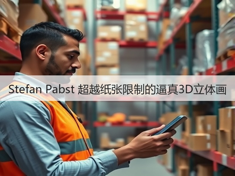 Stefan Pabst 超越纸张限制的逼真3D立体画