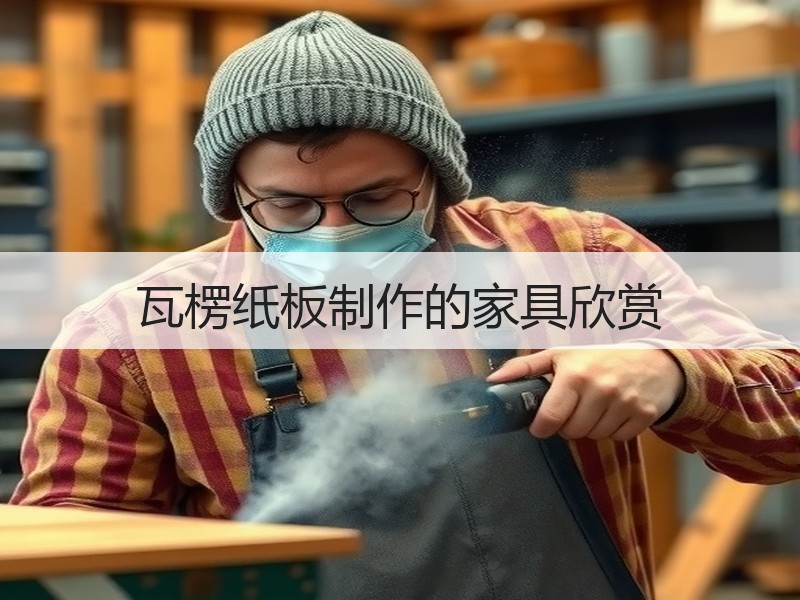 瓦楞纸板制作的家具欣赏