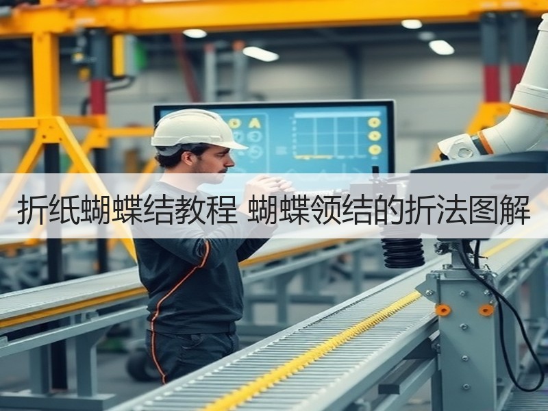折纸蝴蝶结教程 蝴蝶领结的折法图解