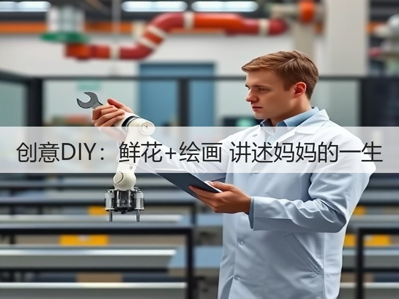 创意DIY：鲜花+绘画 讲述妈妈的一生