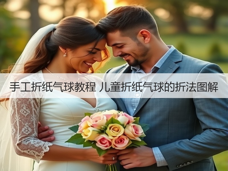 手工折纸气球教程 儿童折纸气球的折法图解