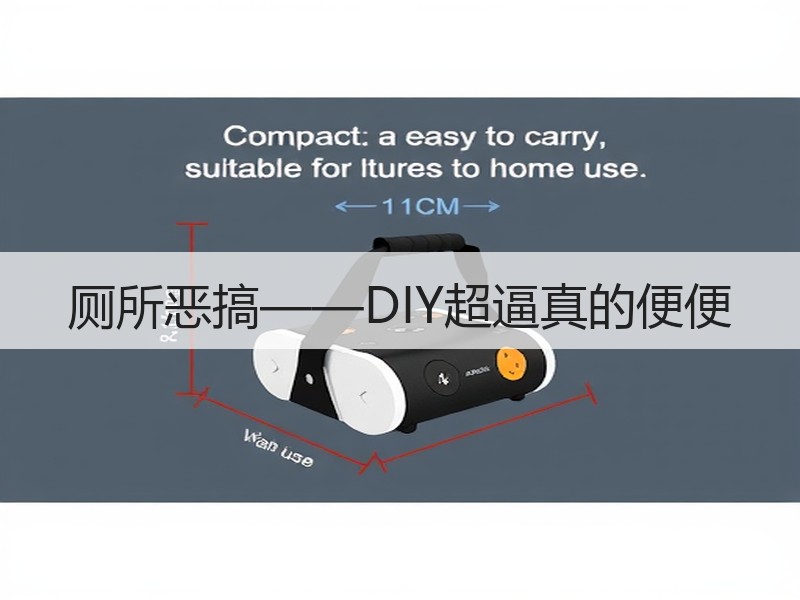 厕所恶搞——DIY超逼真的便便