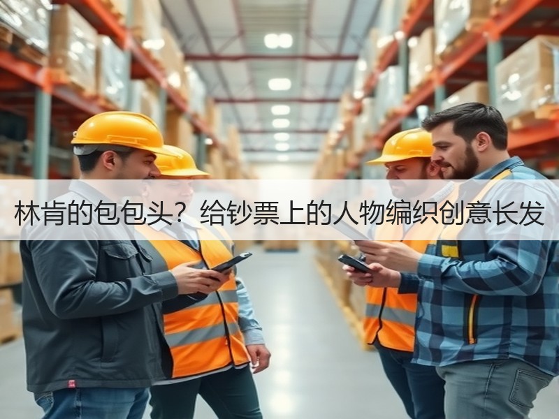 林肯的包包头？给钞票上的人物编织创意长发