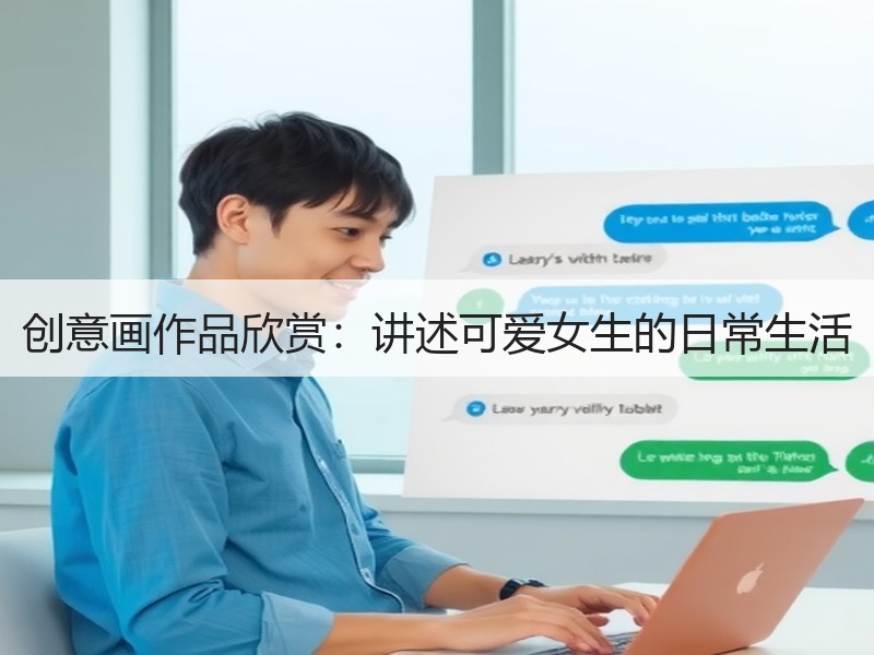 创意画作品欣赏：讲述可爱女生的日常生活