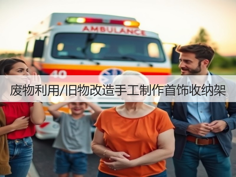 废物利用/旧物改造手工制作首饰收纳架