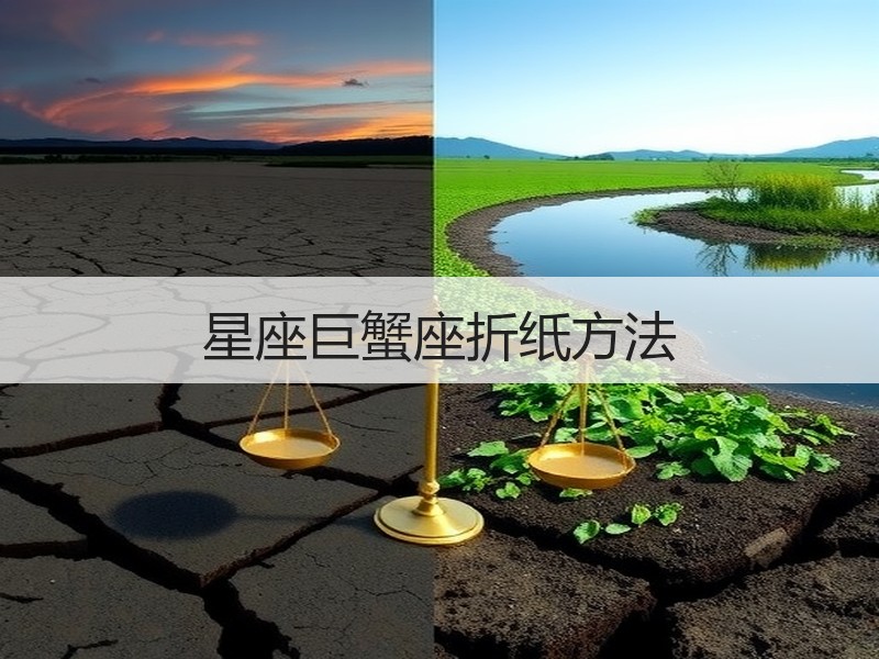 星座巨蟹座折纸方法