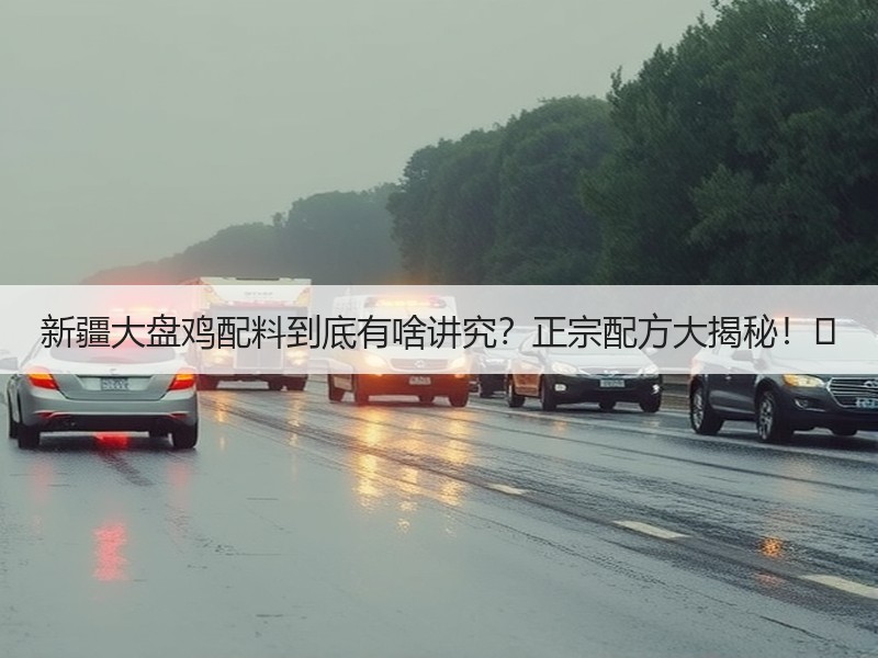 新疆大盘鸡配料到底有啥讲究？正宗配方大揭秘！️